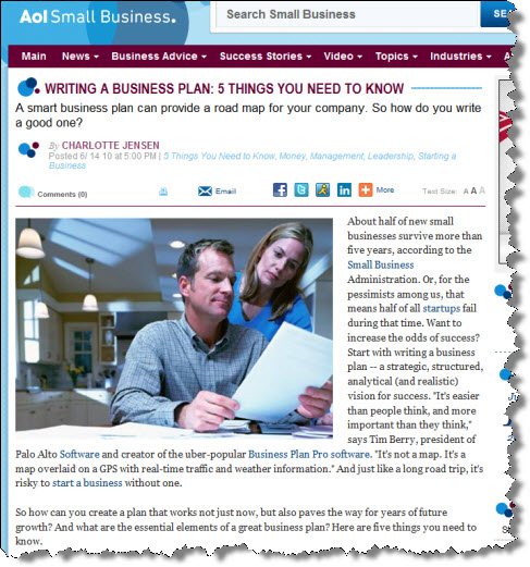 AOL Page