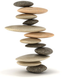 stacked stones